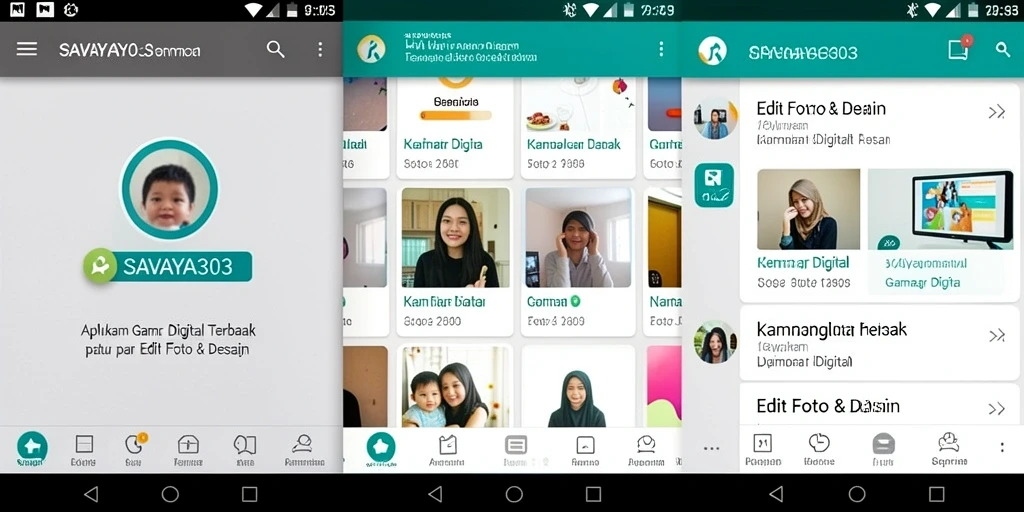 Tampilan antarmuka aplikasinya yang menawan dan modern.